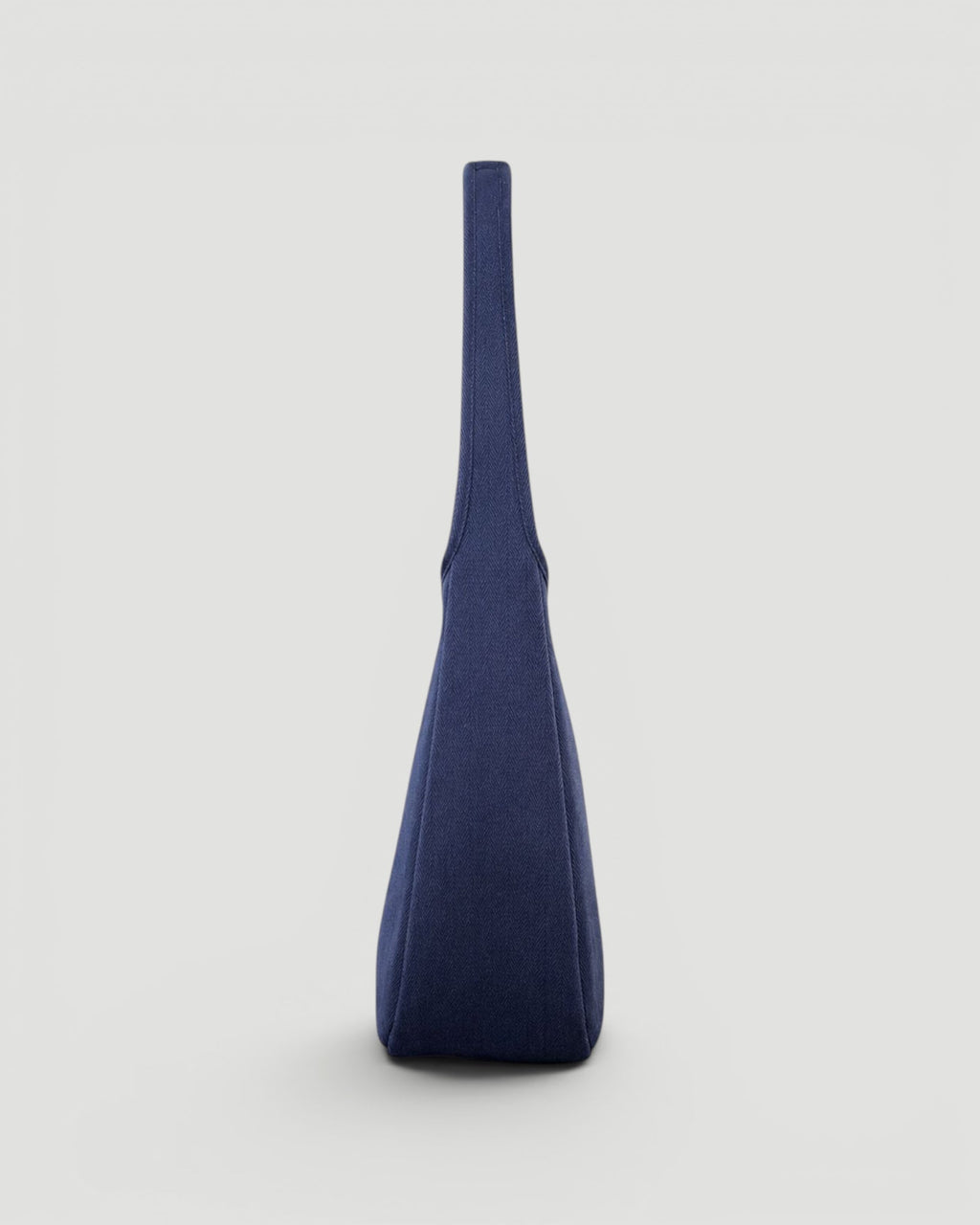 Maye Canvas-Schultertasche in Blue Mist, Seitenansicht