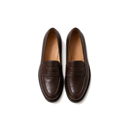 Dunkelbraune Loafer