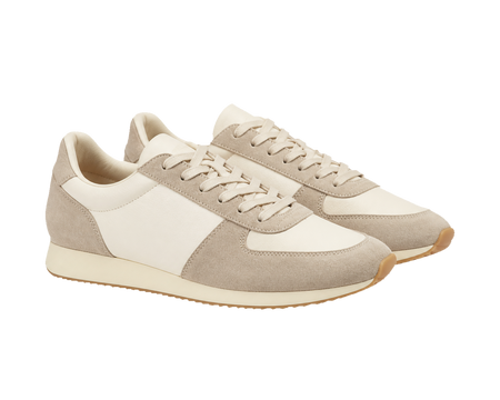 Helle Veloursleder-Sneaker