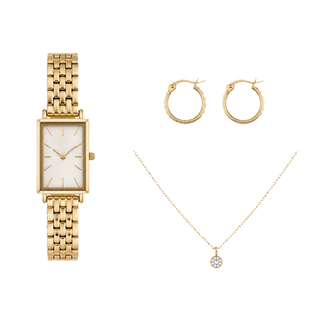 Feiner Goldschmuck und Uhr