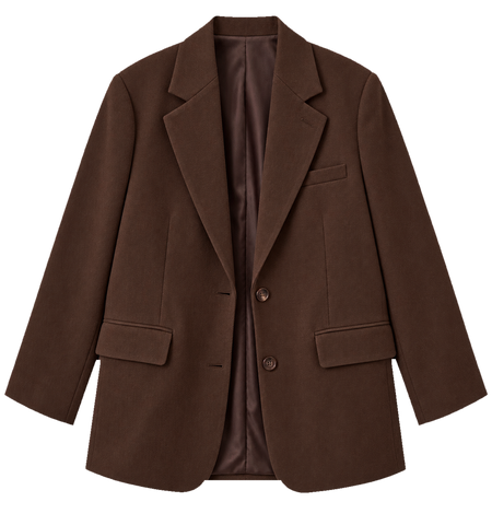 Schokoladenbrauner Blazer